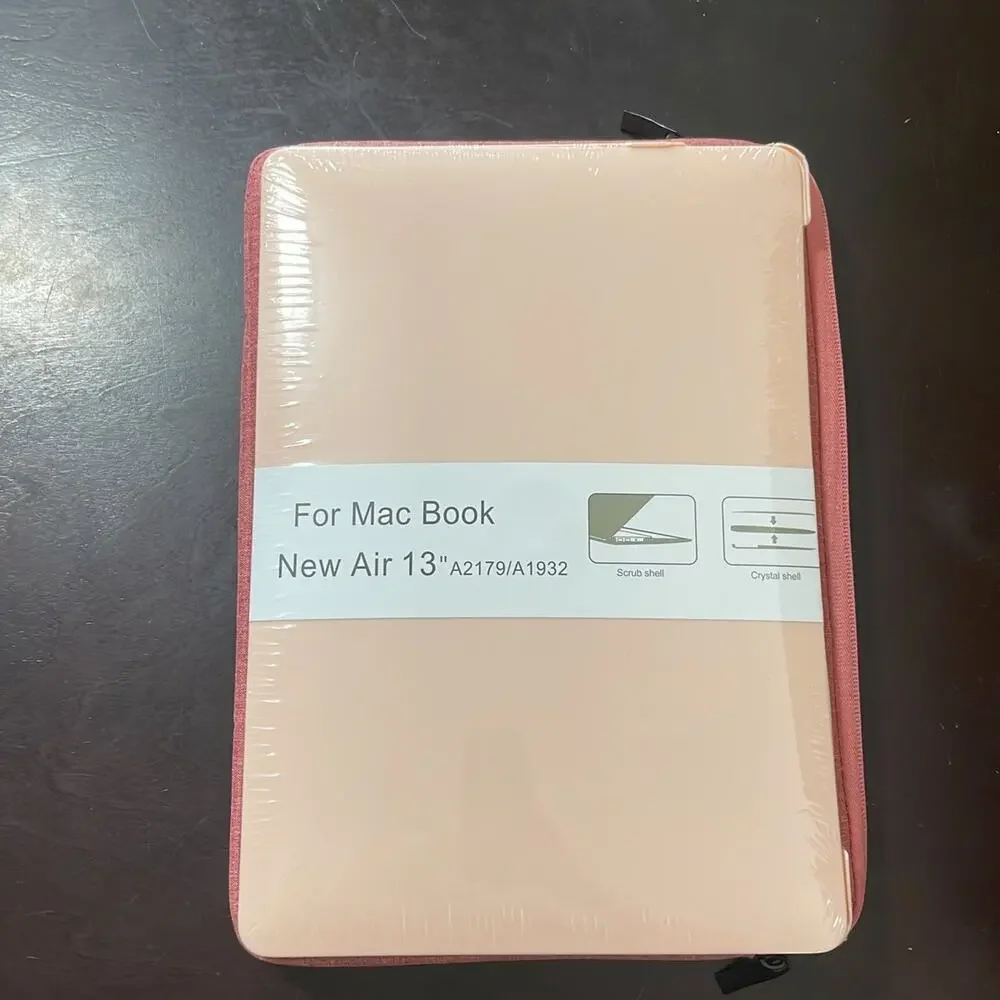 MacBook New Air 13” shell with red soft case